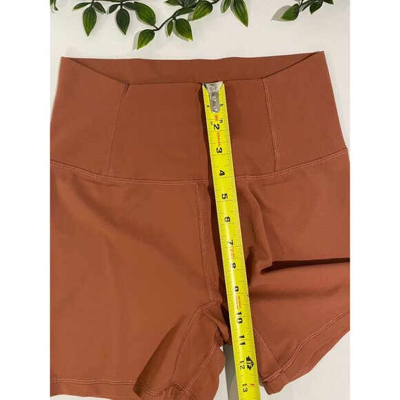Fp movement High-Waisted Rust Brown Athletic Shorts S - Picture 12 of 14